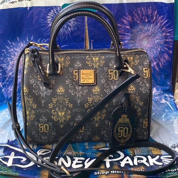Dooney & Bourke Handbags - Dooney & Bourke Disney 50th Haunted Mansion Small zip Satchel